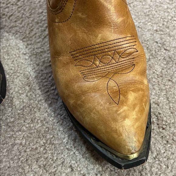 Masterson Boot Co. Brown Embroidered Heeled Boots - Picture 8 of 8